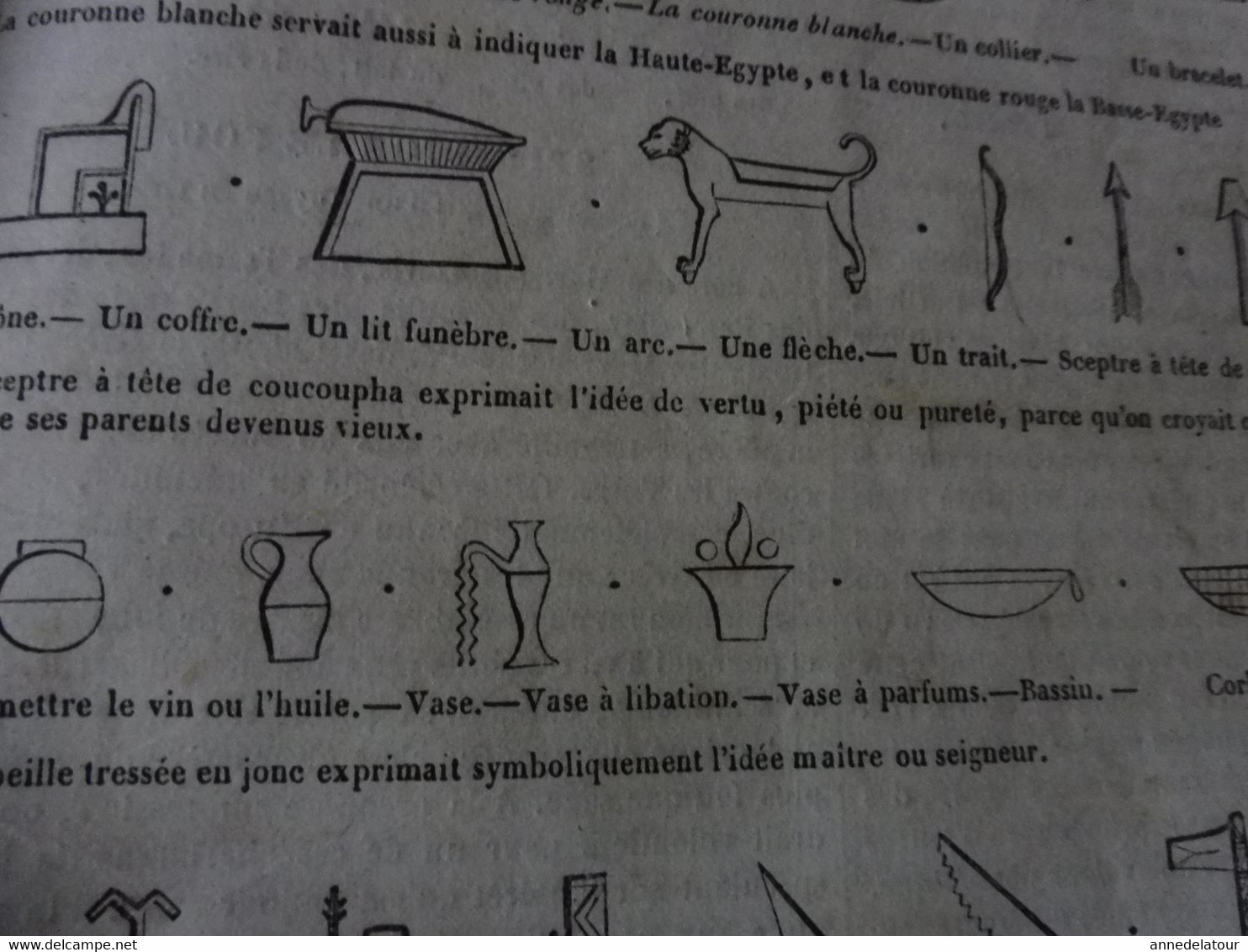 Année 1839: Le miroir de la vanité; Hiéroglyphes (important documentaire); Le phare de Pondichéry en Inde; Etc