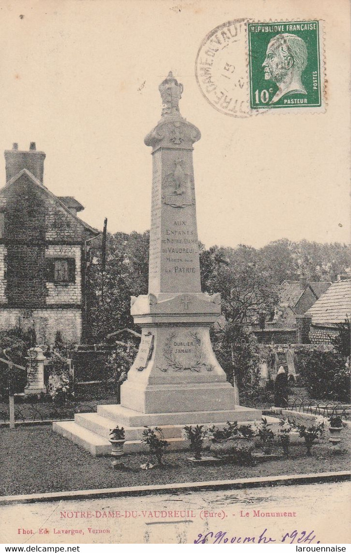 27 - LE VAUDREUIL - Notre Dame Du Vaudreuil - Le Monument - Le Vaudreuil