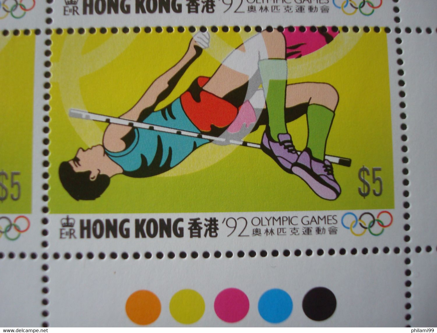 HONG KONG 1992 MNH** 10x OLYMPICS - Collezioni & Lotti