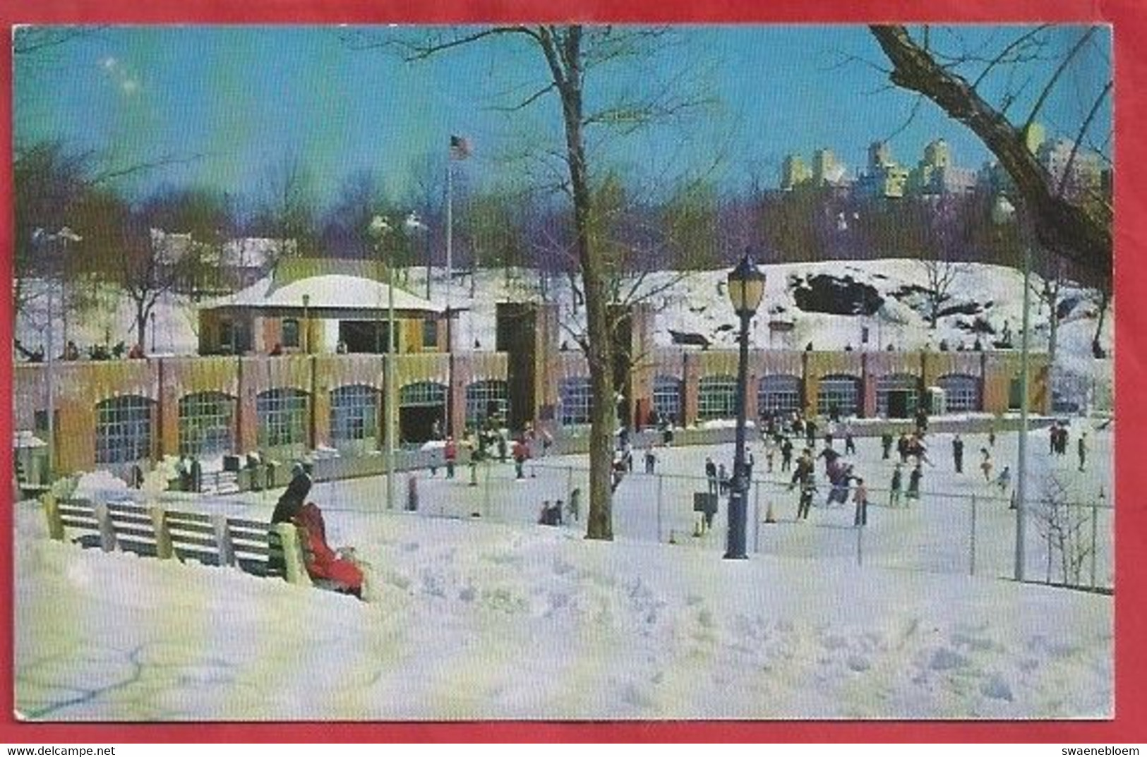 US.-SKATING RINK IN CENTRAL PARK. NEW YORK CITY. - Parchi & Giardini