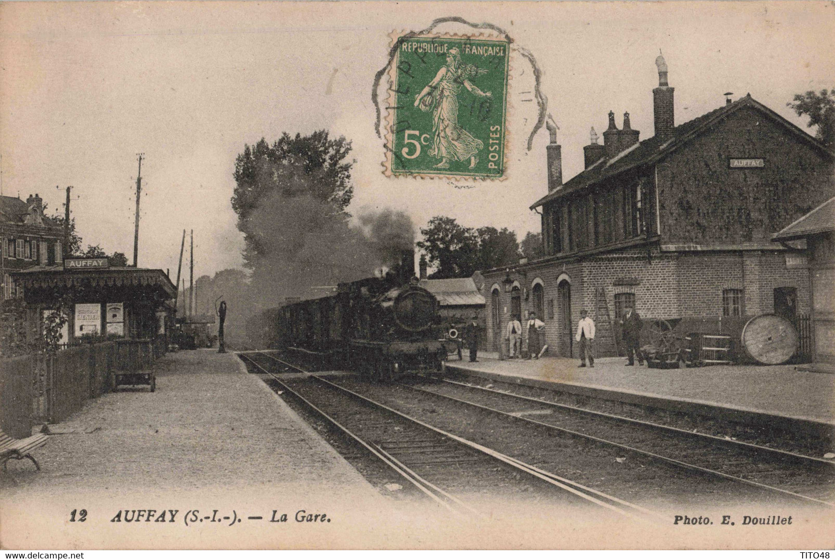 FRANCE - 76 SEINE-MARITIME - AUFFAY - La Gare - Auffay