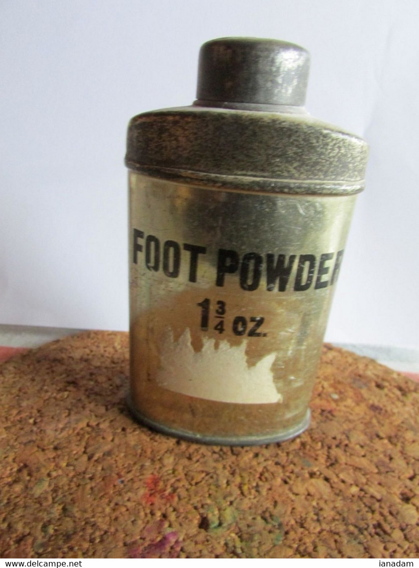 WW2 US Army Foot Powder Tin - 1939-45