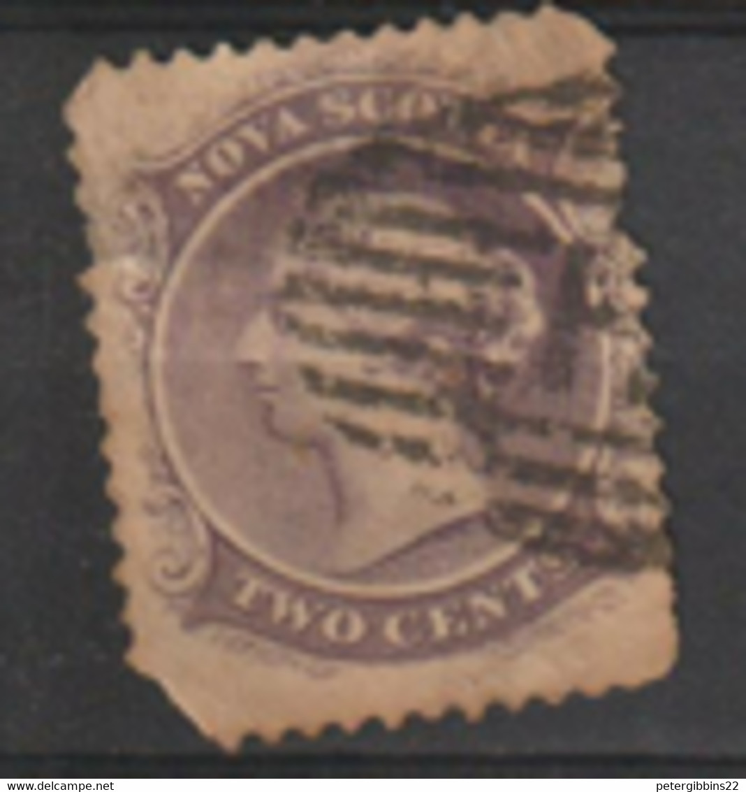 Nova Scotia   1860   SG  11a  2c  Bottom Left Corner Missing  Fine Used - Usados