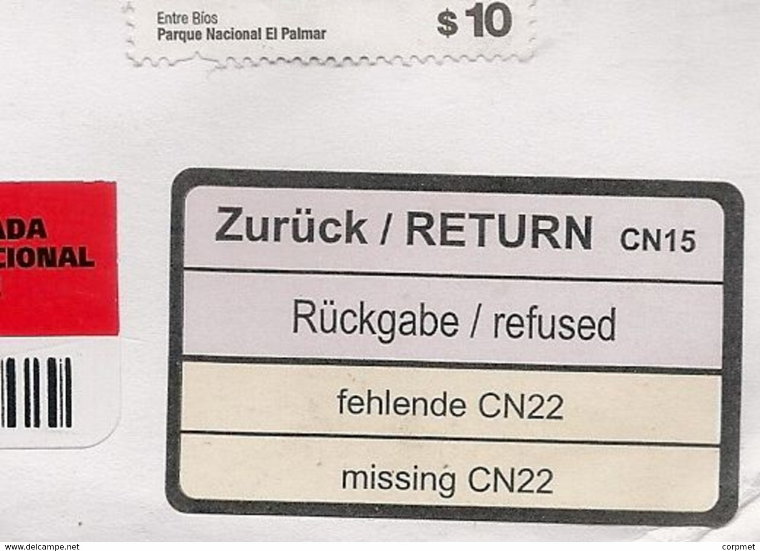 ARGENTINA - 3 REGISTERED COVERS RETURNED TO THE SENDER FOR DIFFERENT REASONS - DESTINATION USA And GERMANY - Storia Postale