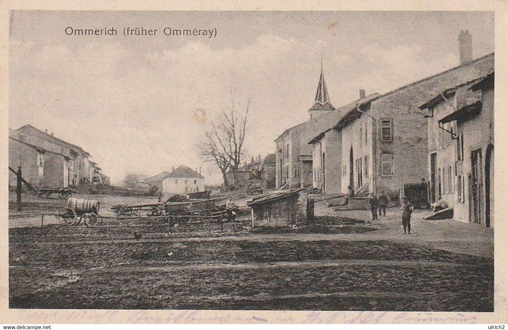 AK Ommerich - Früher Ommeray - Feldpost 1916 (62297) - Lothringen