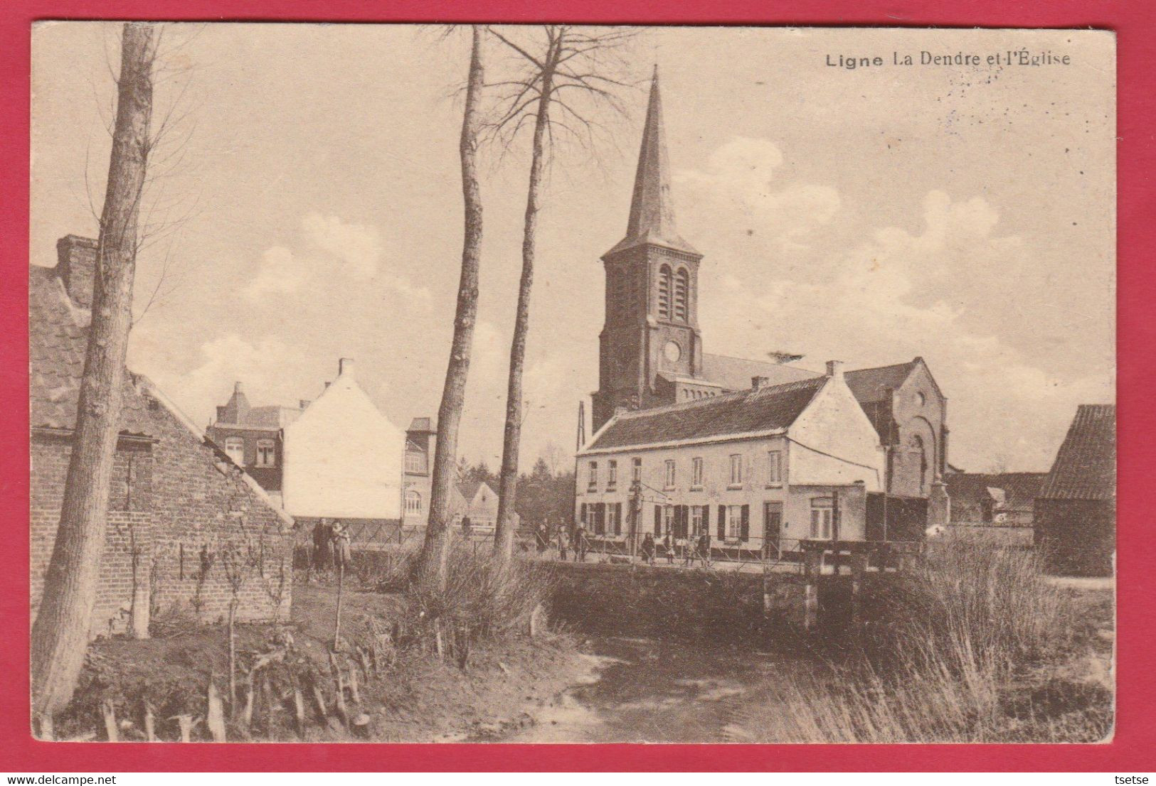 Ligne - La Dendre Et L'Eglise ( Voir Verso ) - Ath