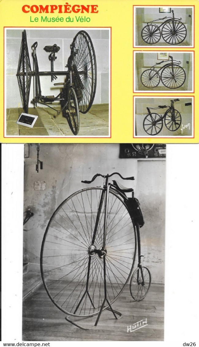 Transports: Vélocipède - Vélo Grand Bi, Tricycle - Musée De Compiègne Et CNAM - Lot De 4 Cartes CPM - Autres & Non Classés