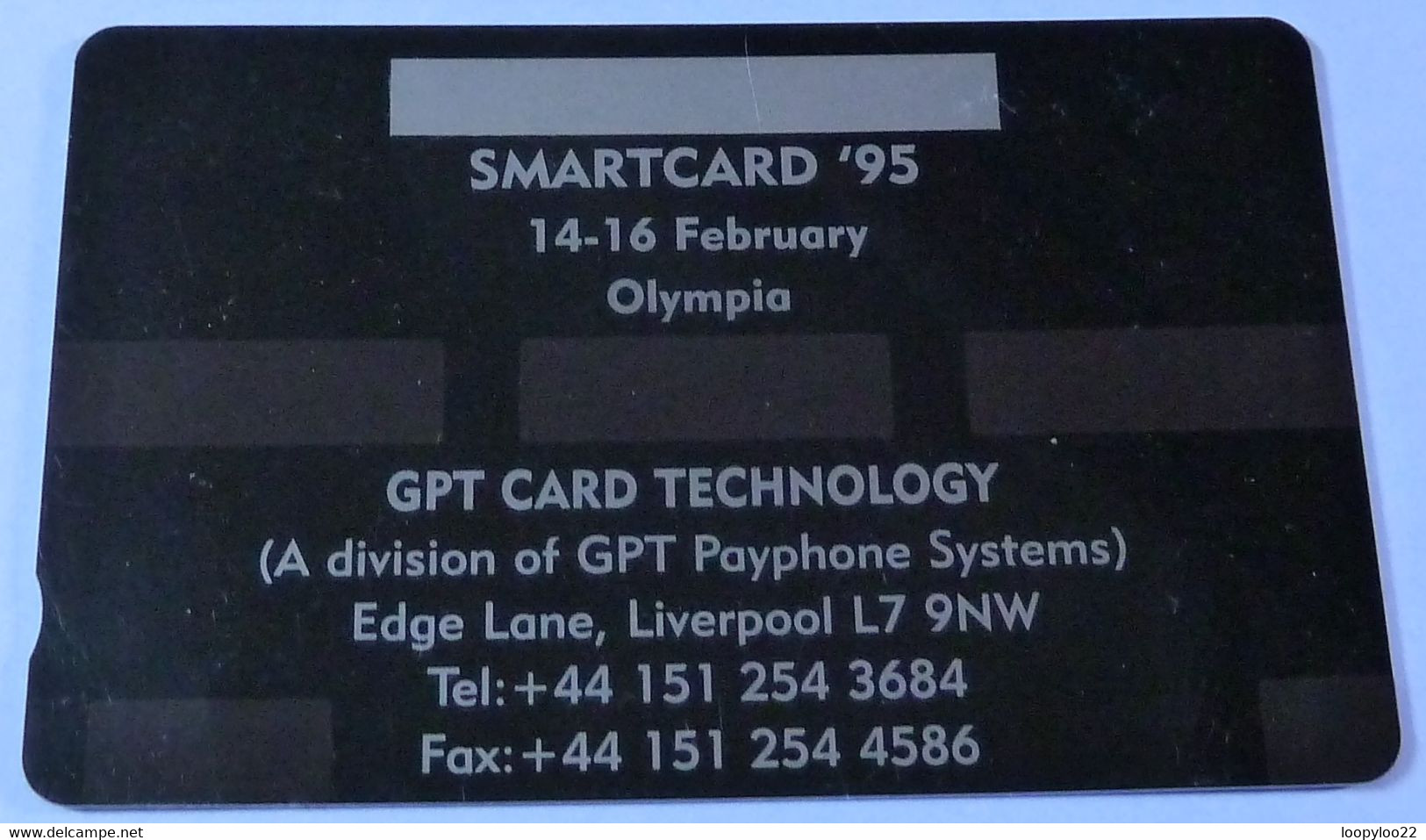 UK - GPT046 - Smartcard '95 - GIM - Specimen Without Control - Otros & Sin Clasificación