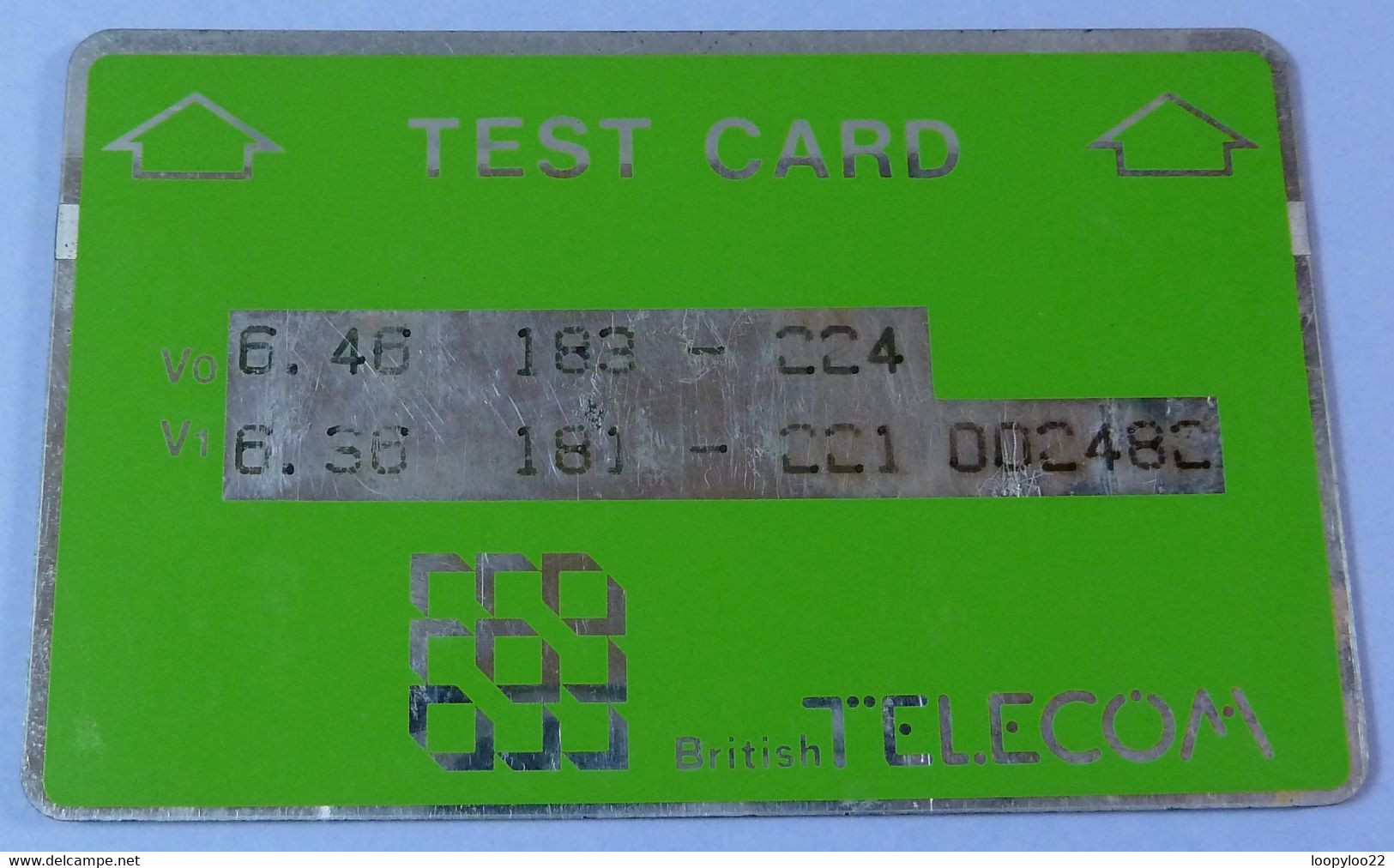 UK - Great Britain - L&G - BTT003 - Green Test - 002483 - Used - BT Engineer BSK Service : Emissioni Di Test