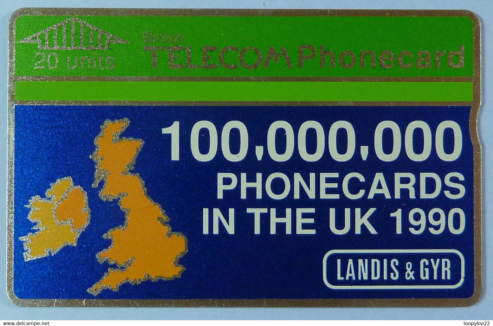 UK - Great Britain - BT - L&G - BTP008 - Landis & Gyr 100,000,000 - Specimen - Autres & Non Classés