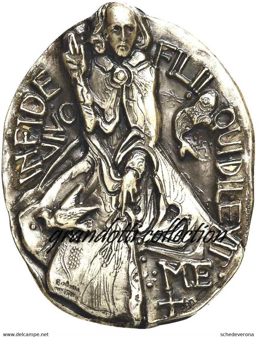 PAOLO VI ANNO VIII MEDAGLIA ANNUALE VOCAZIONI SACERDOTALI 1968 ARGENTO - Adel