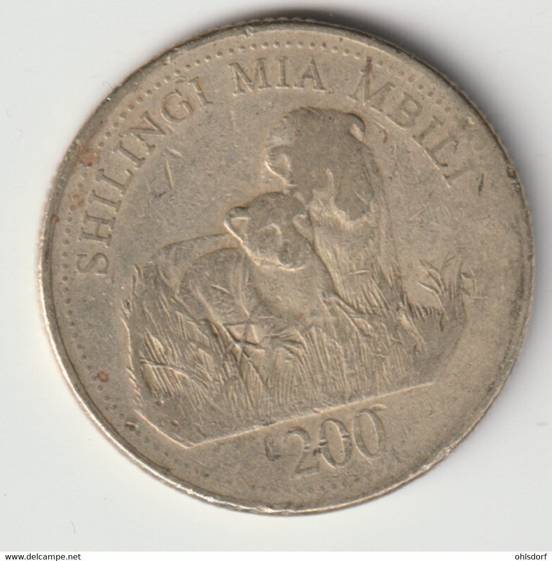 TANZANIA 1998: 200 Shilingi, KM 34 - Tanzanía