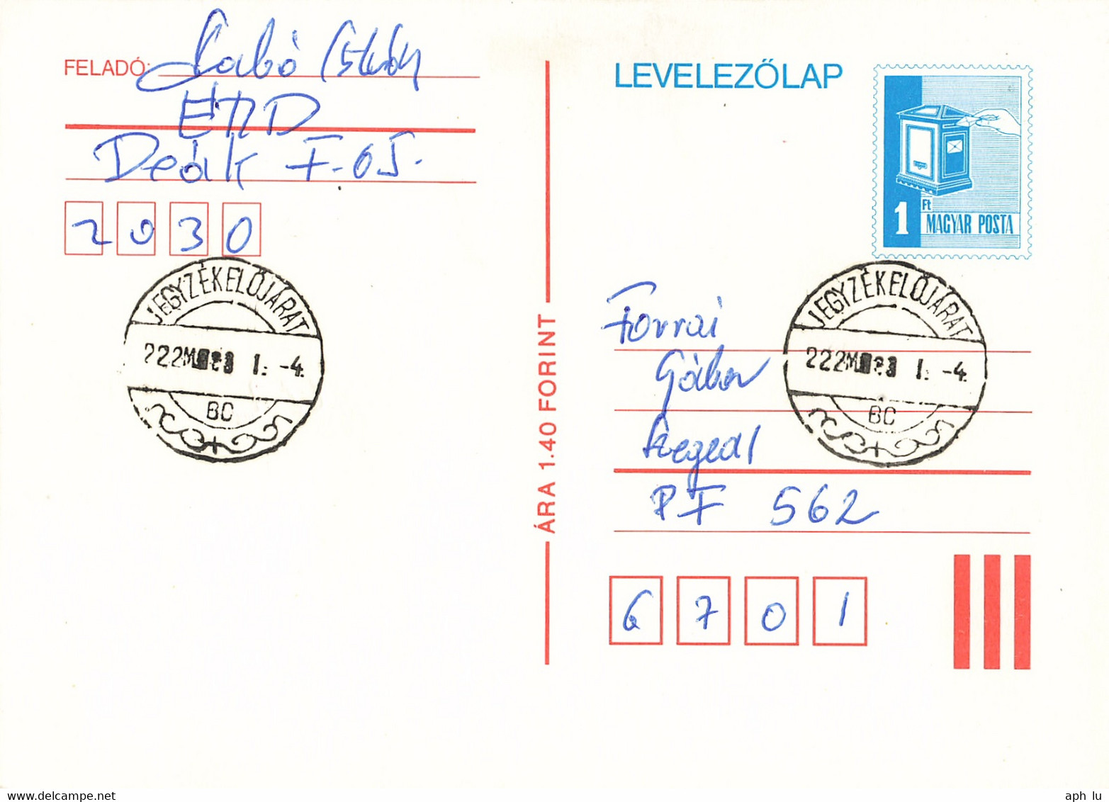 Bahnpost (R.P.O. / T.P.O.) 222 (BP0999) - Storia Postale