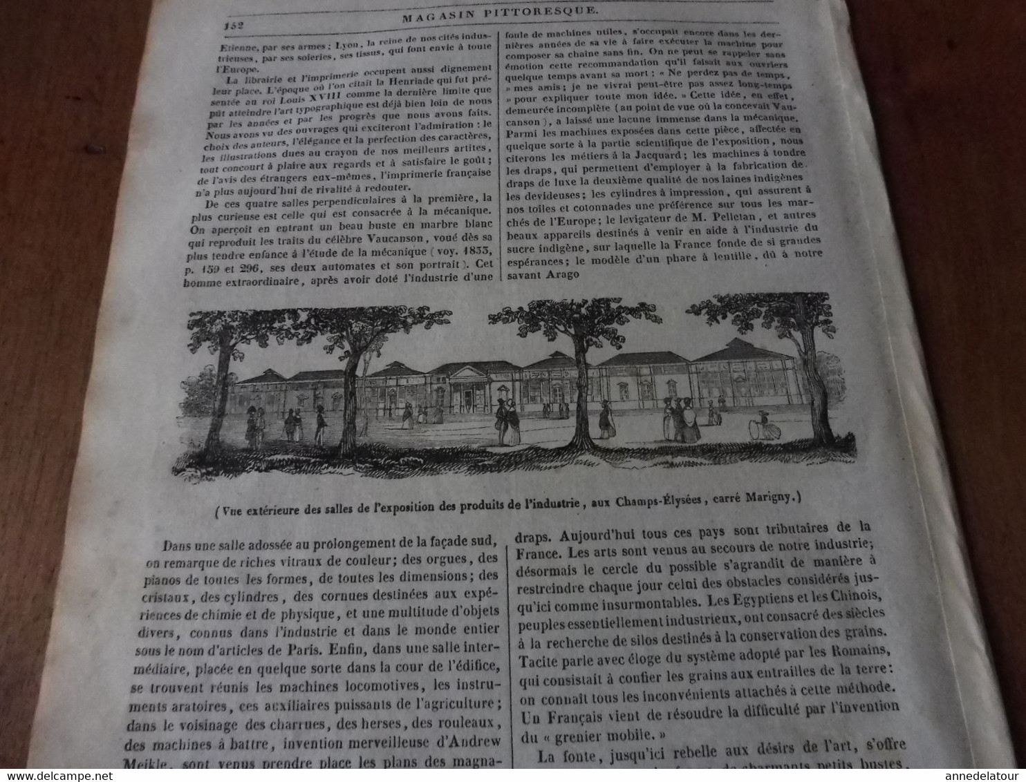 Année 1839: SALON peinture "Les experts" hommes-singes,par Decamps;Sculpture Velléda Endore , par Maindron; KOSAKS;Etc;