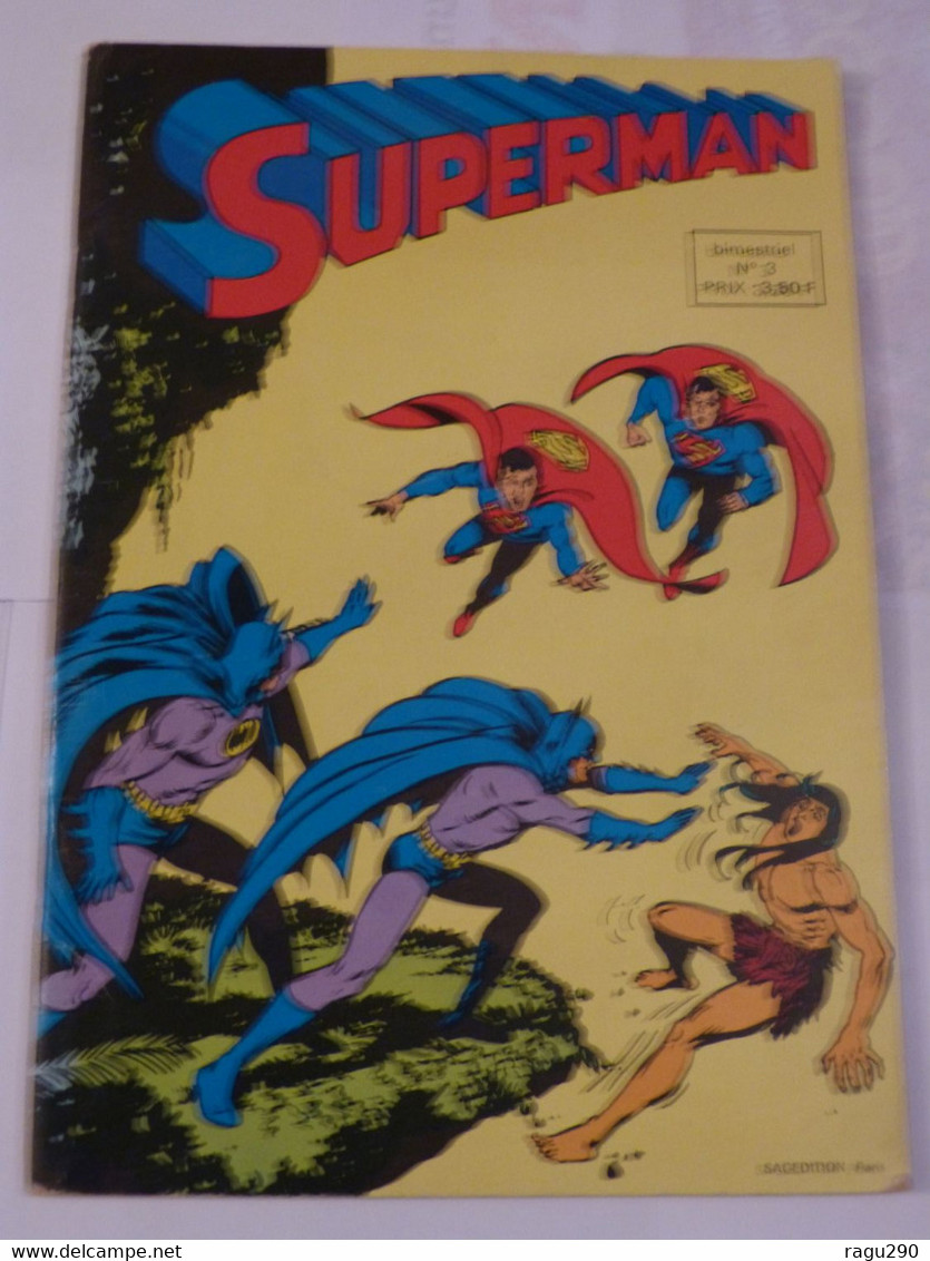 SUPERMAN    N° 3  Edition SAGEDITION - Superman