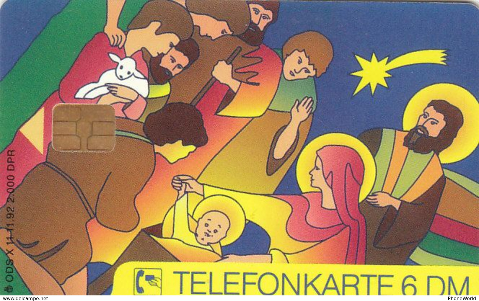 Deutsche Postreklame, X 11 12.92 Weihnachtskribbe, Nativity, Christmas, Weihnachten - X-Series : Publicitaires - D. Postreklame