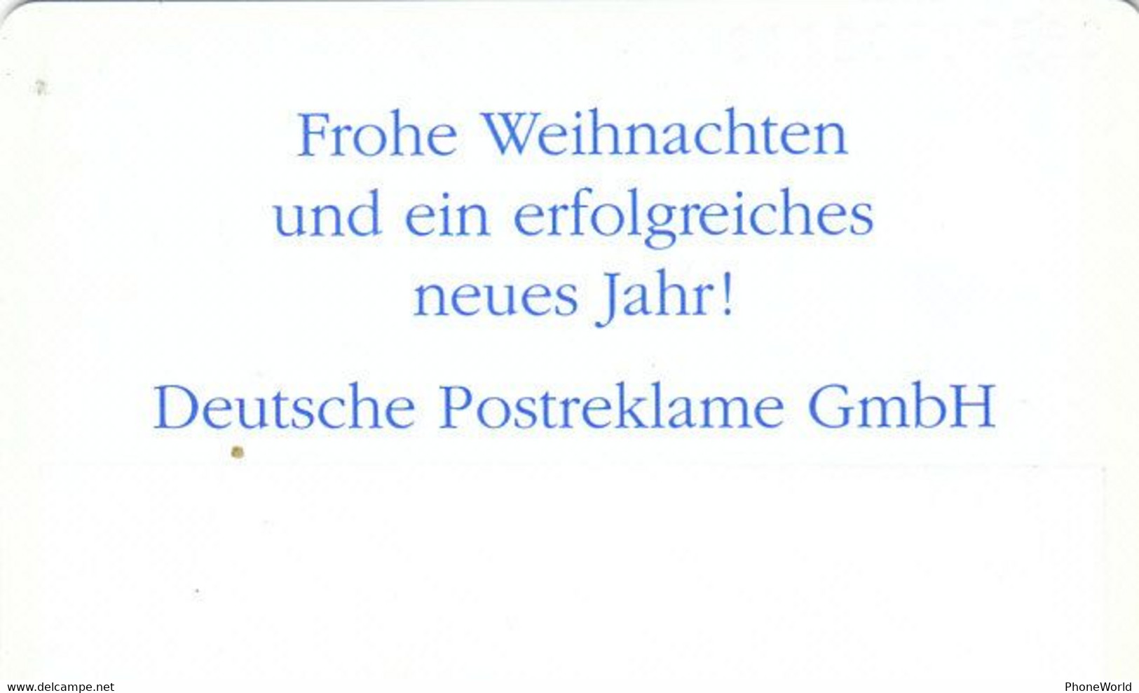 Deutsche Postreklame, X 11 12.92 Weihnachtskribbe, Nativity, Christmas, Weihnachten - X-Series: Werbeserie Mit Eigenwerbung Der Dt. Postreklame GmbH