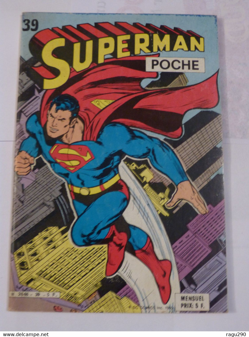 SUPERMAN POCHE N° 39  Edition SAGEDITION - Superman