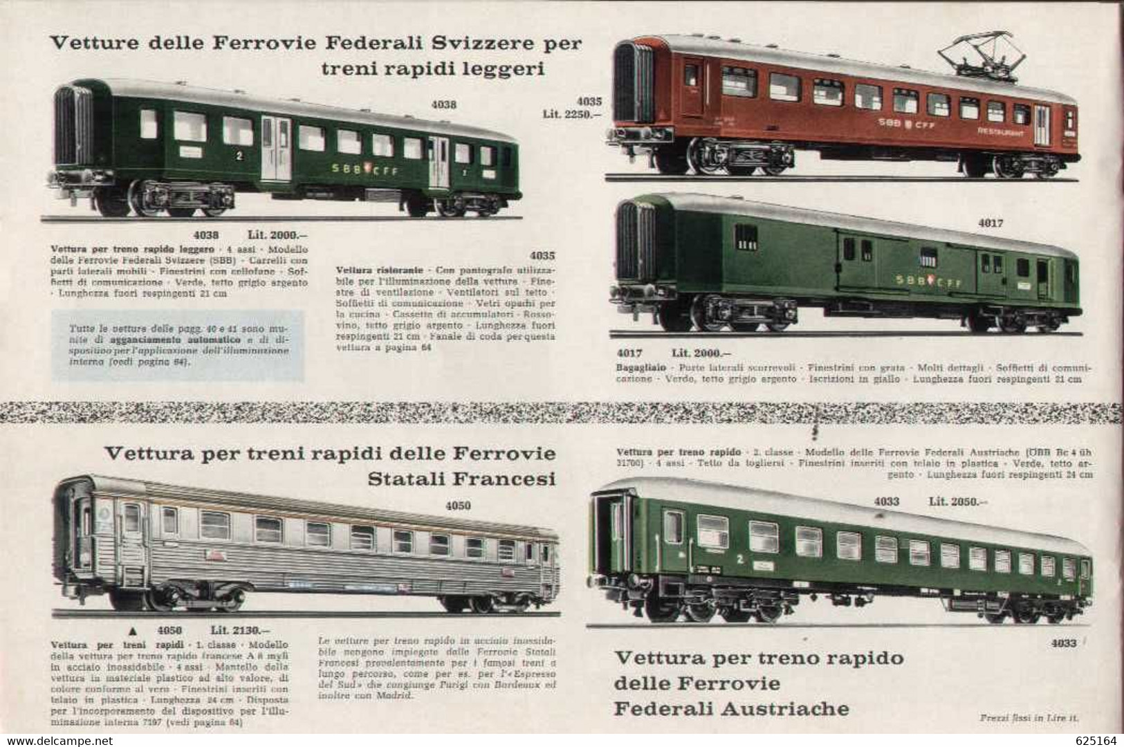 Catalogue MÄRKLIN 1966-67  Auf Italienisch In Italiano - En Italien - Sin Clasificación