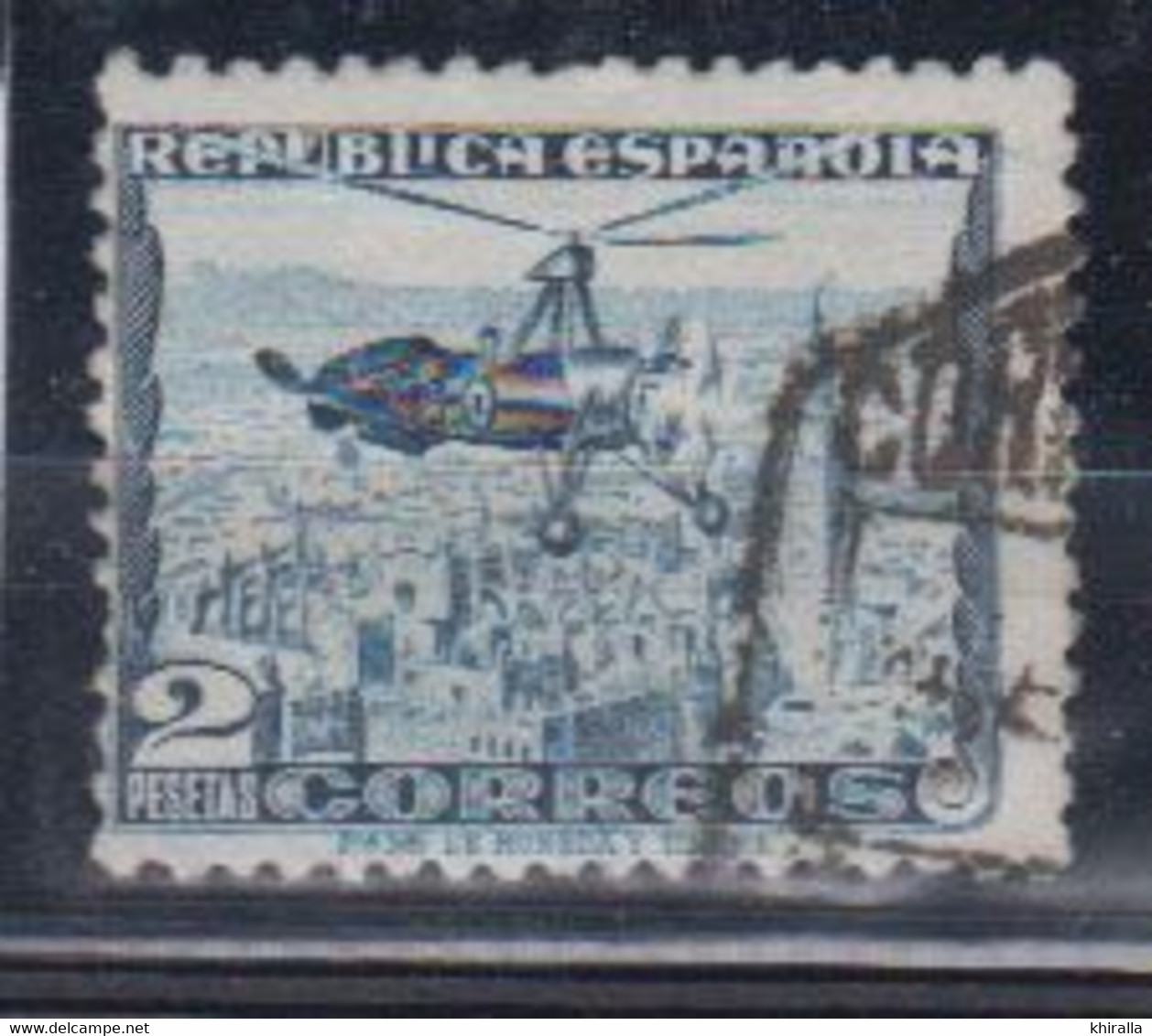 ESPAGNE    1939           PA   N°   95       COTE    9 € 00      ( S 547 ) - Used Stamps