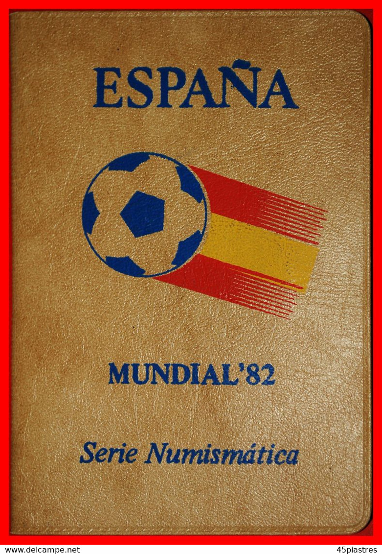 * FOOTBALL WORLD CUP 1982: SPAIN ★ SET 1980 6 COINS UNC! JUAN CARLOS I (1975-2014)★LOW START ★ NO RESERVE! - Mint Sets & Proof Sets