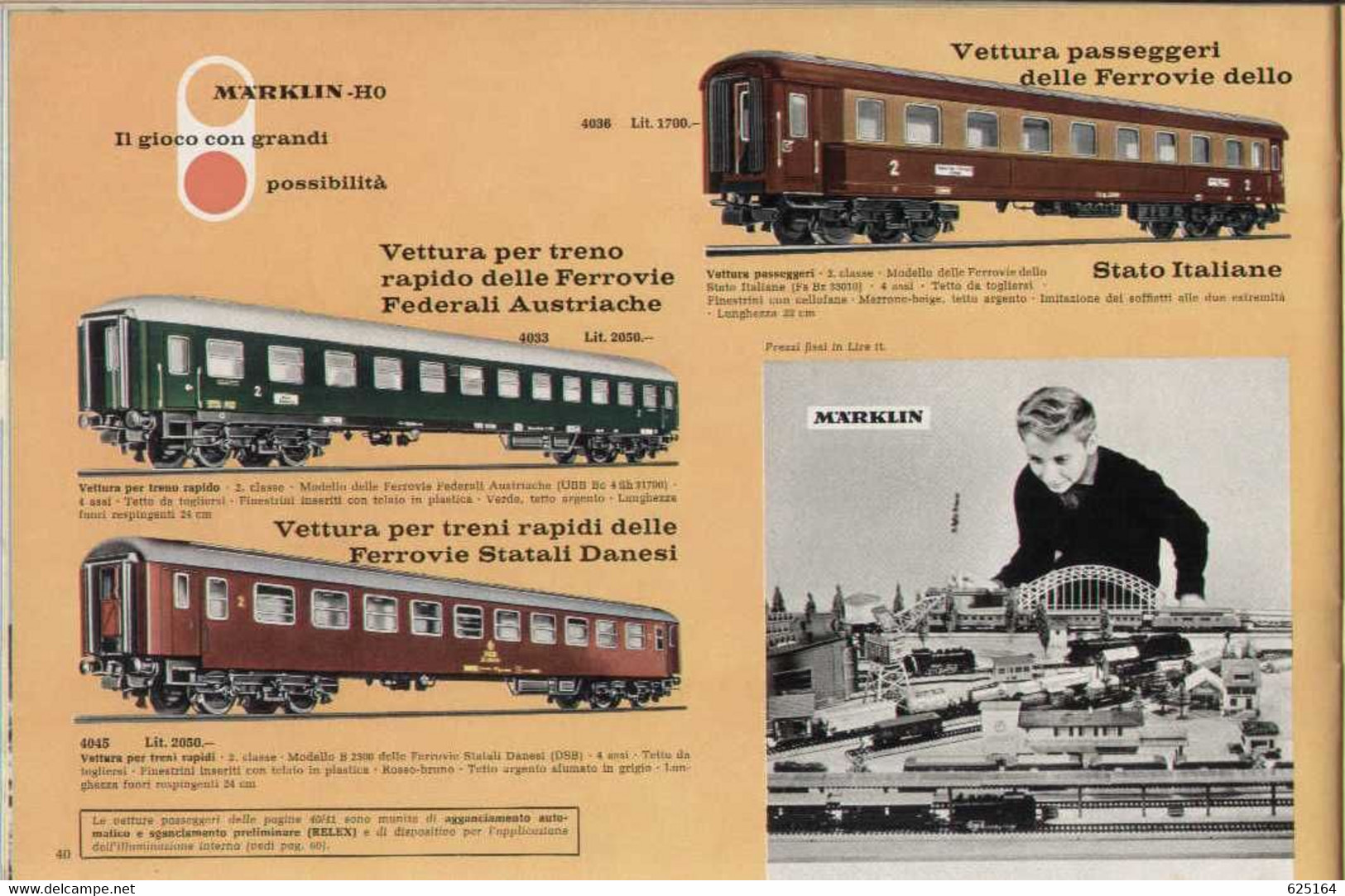 Catalogue MÄRKLIN 1967-68  Auf Italienisch - In Italiano  - En Italien - Sin Clasificación