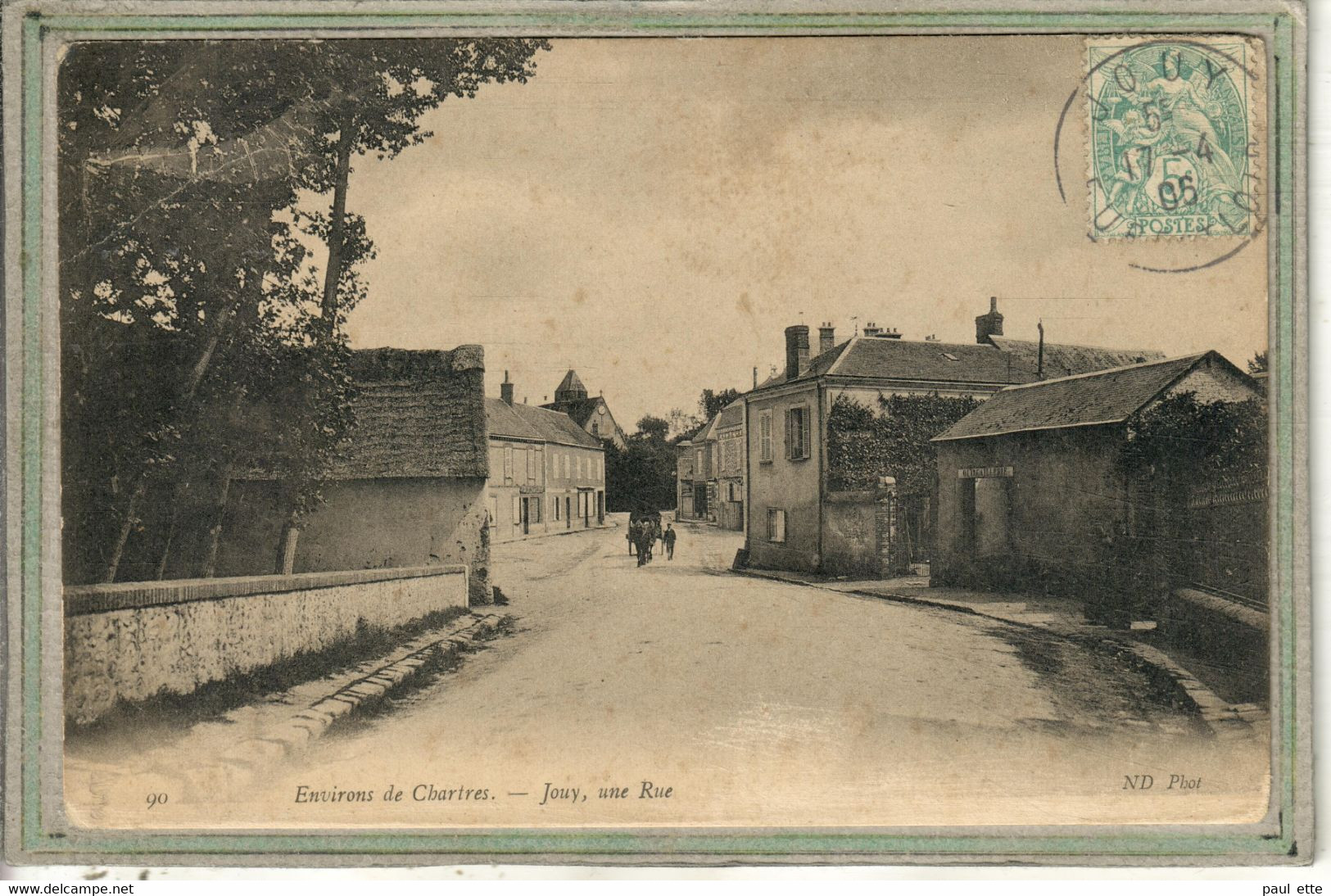 CPA - (28) Jouy - Aspect De L'entrée Du Bourg En 1905 - Jouy