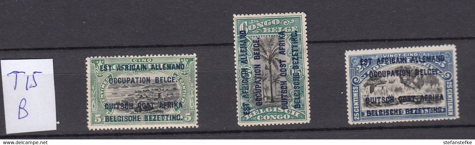 Ruanda - Urundi Ocb Nr:  T15 ! ,  Type B 28 30 31  * MH (zie Scan)  + 300% - Unused Stamps