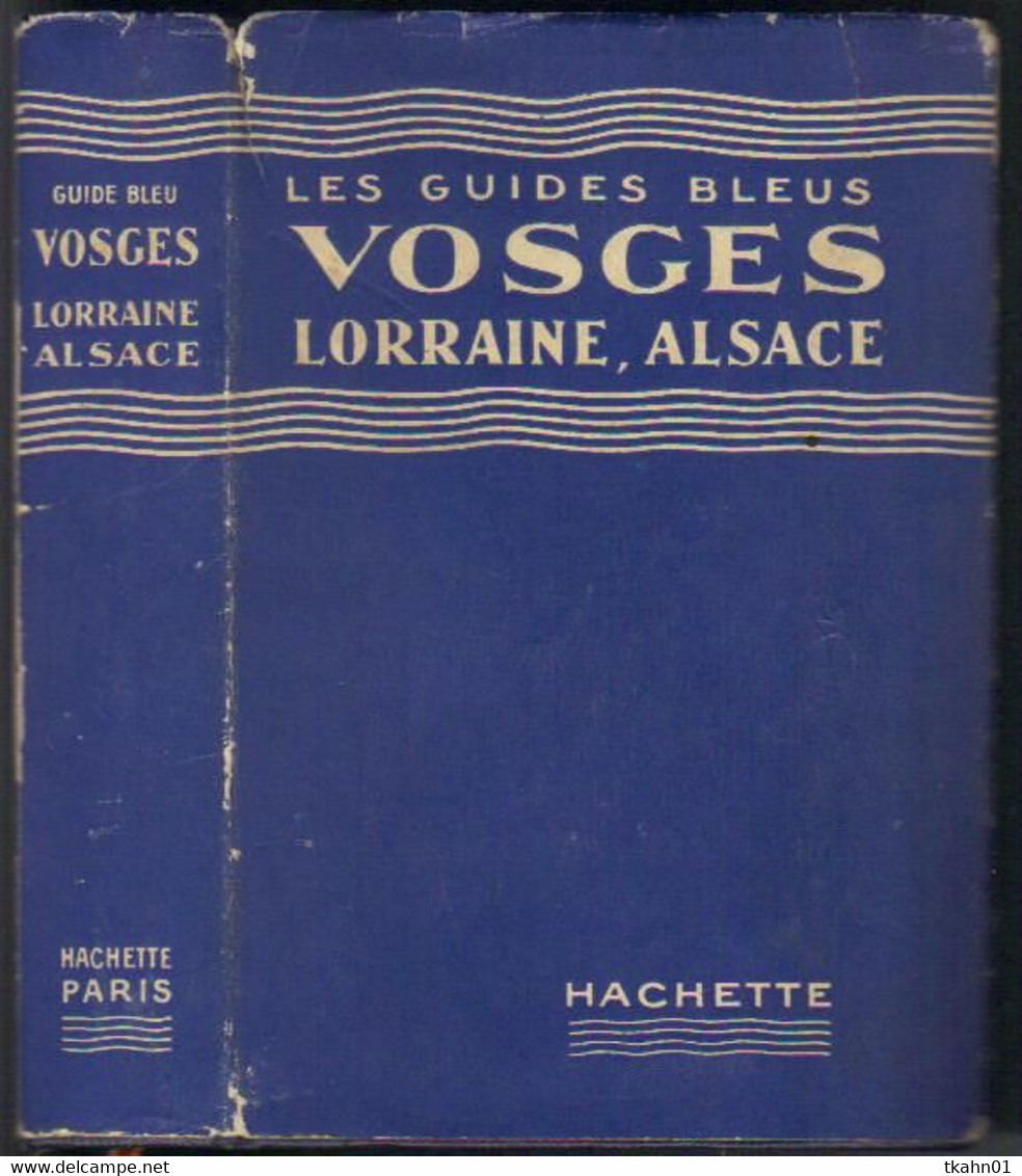 LES GUIDES BLEUS VOSGES LORRAINE ALSACE DE 1957  FORMAT DE POCHE - Michelin-Führer