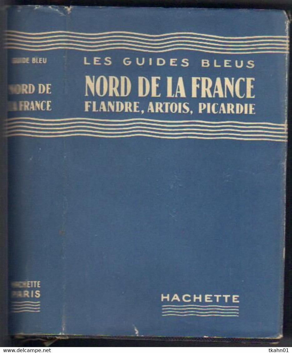 LES GUIDES BLEUS NORD DE LA FRANCE  DE 1952  FORMAT DE POCHE - Michelin (guide)