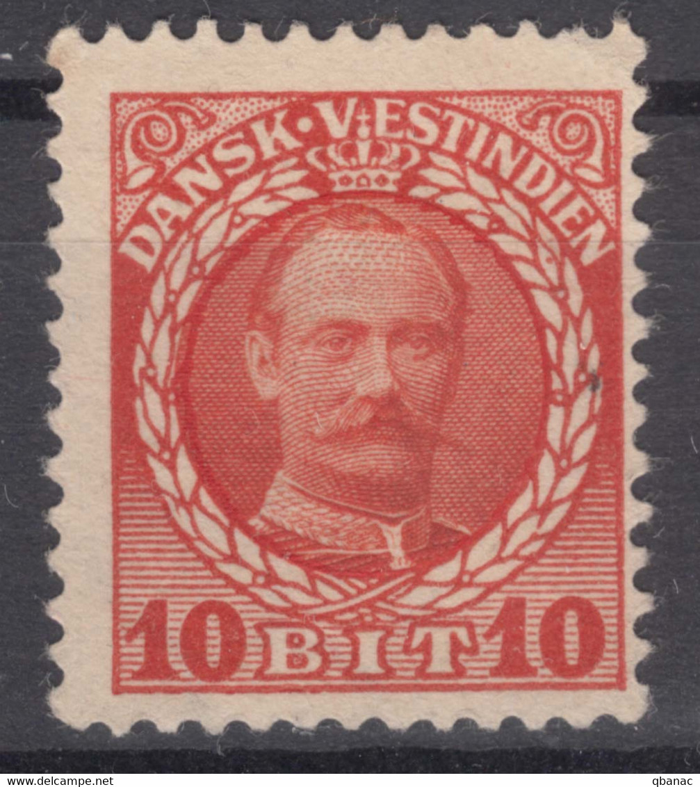 Denmark Danish Antilles (West India) 1907 Mi#42 Mint Hinged - Denmark (West Indies)