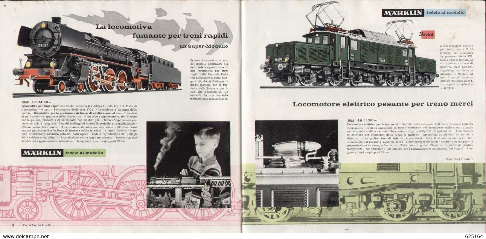 Catalogue MÄRKLIN 1964-65  Auf Italienisch - In Italiano - En Italien - Non Classificati