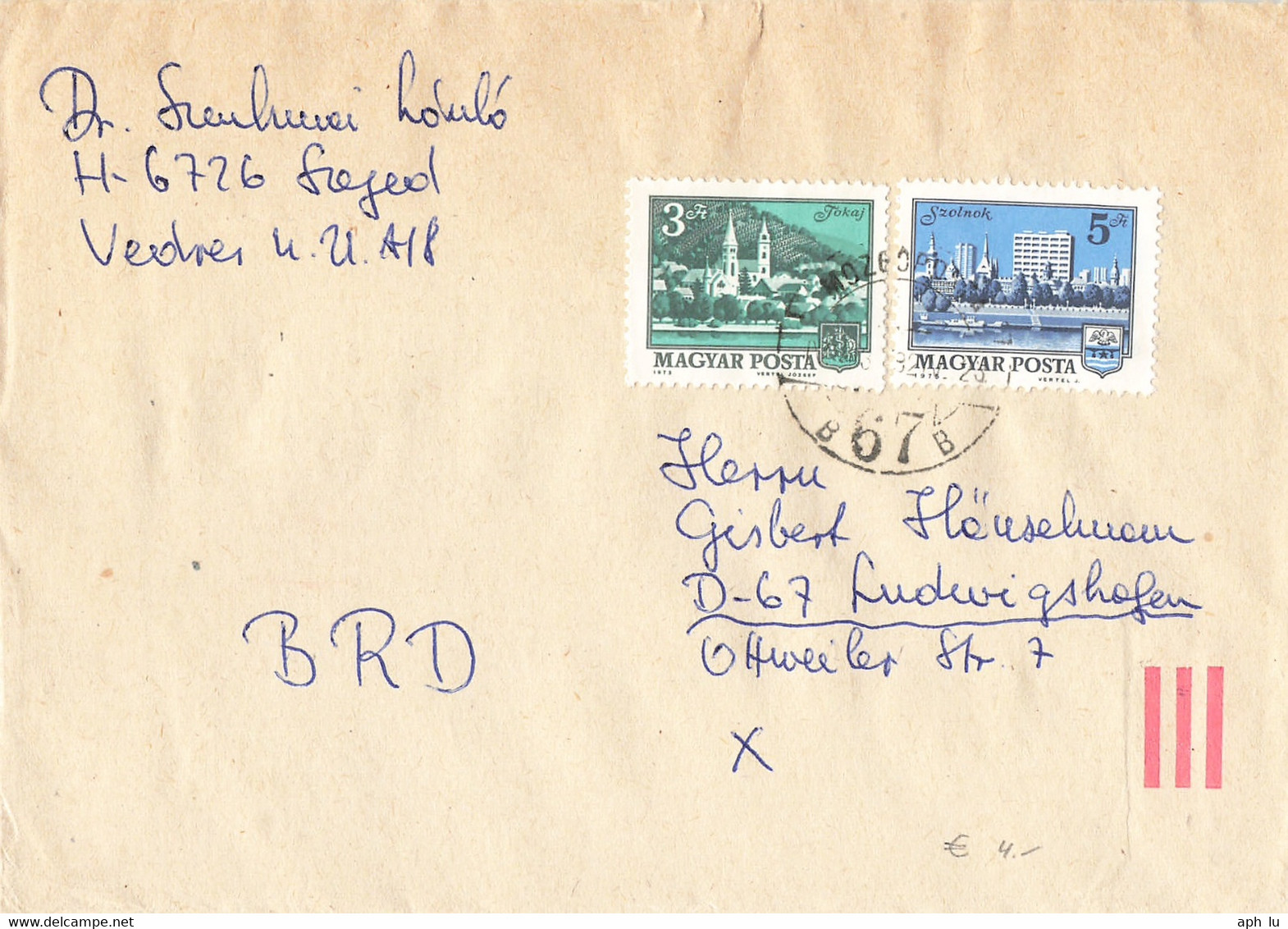 Bahnpost (R.P.O. / T.P.O.) 67 (BP1017) - Lettres & Documents