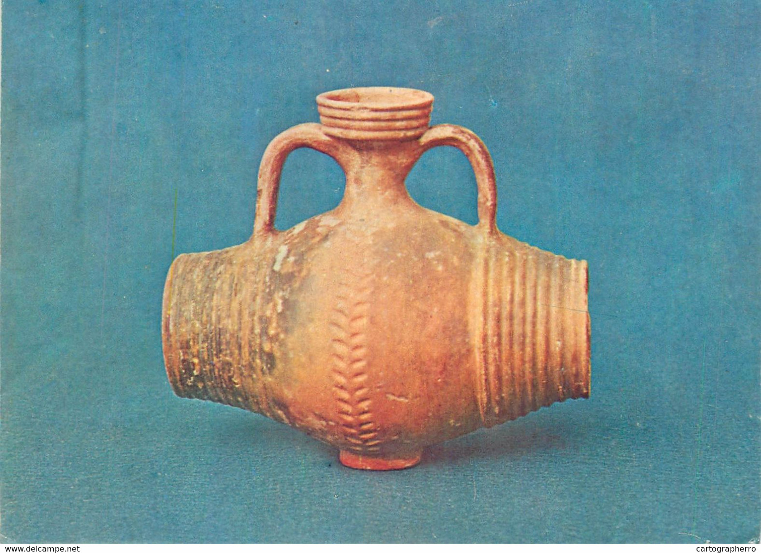 Fine Arts Postcard Barrel-shaped Clay Vessel From Roman Period History Museum Of Transylvania - Sculptures