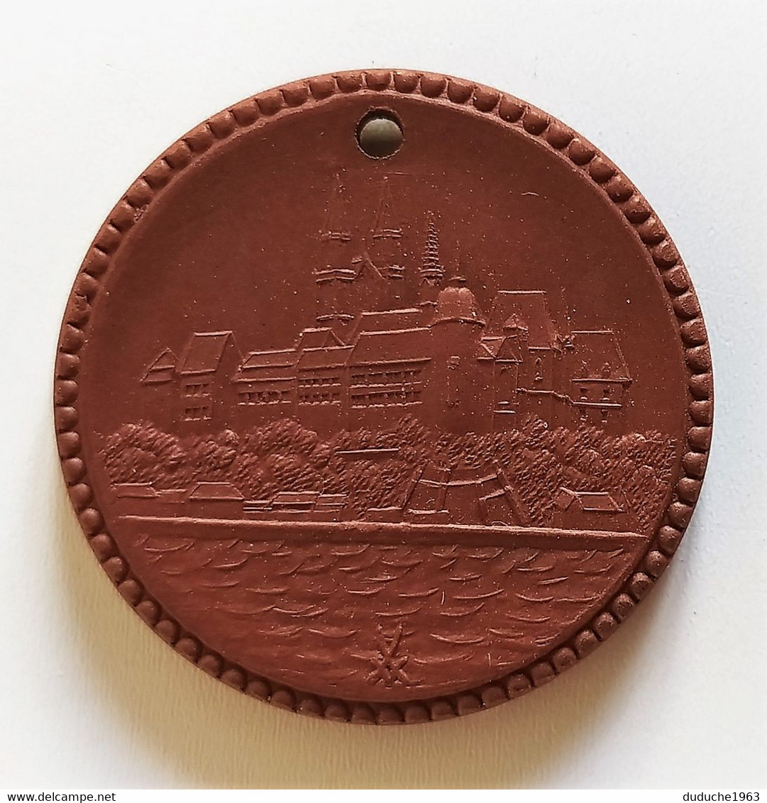 Médaille Porcelaine(porzellan) Meissen - Johann Friedrich Böttger. 37 Mm - Collections