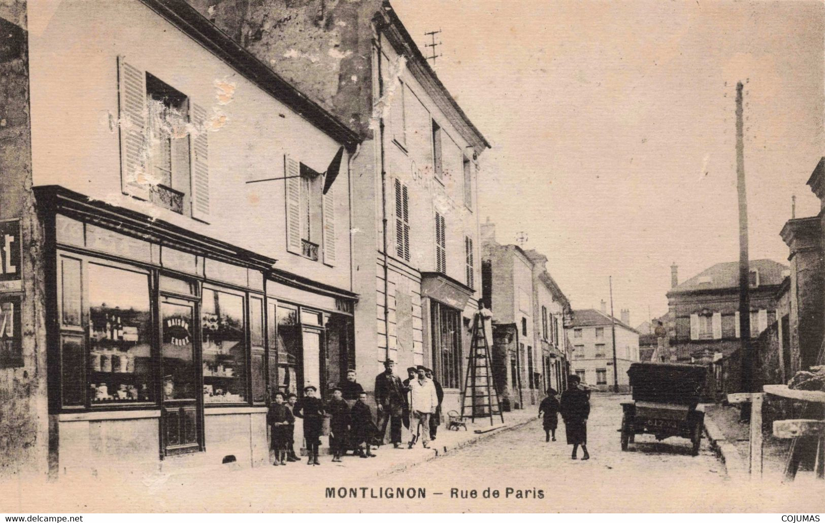 95 - MONTLIGNON - S05478 - Rue De Paris - En L'état - Maison Leroux - Commerce - L1 - Montlignon