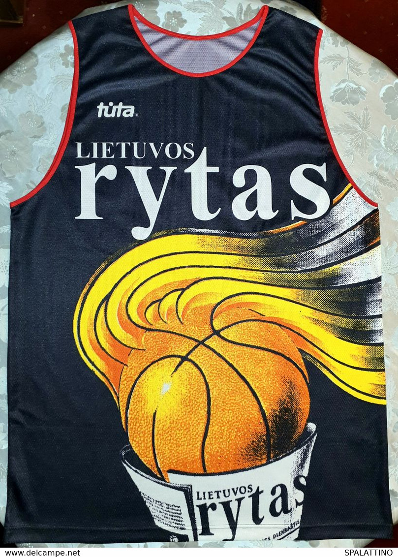 BASKETBALL CLUB LIETUVOS RYTAS VILNIUS, WARM UP TRAINING SHIRT - Abbigliamento, Souvenirs & Varie