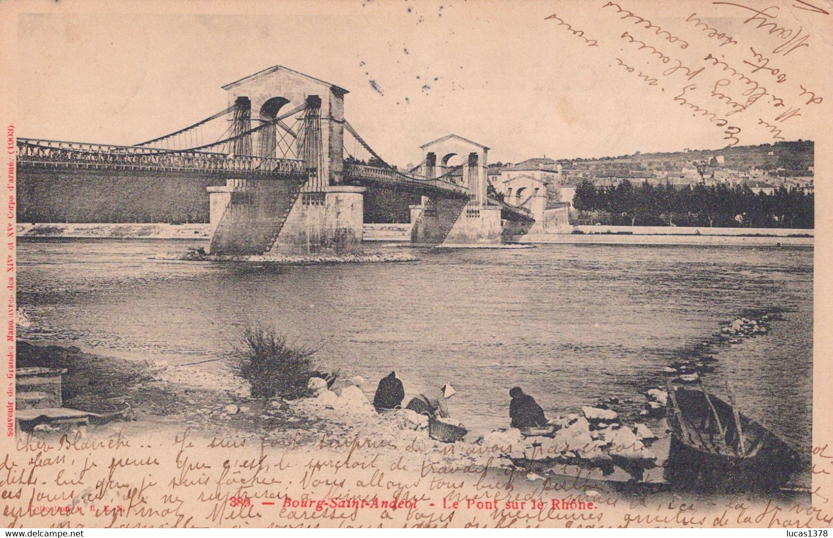 07 / BOURG SAINT ANDEOL / PONT SUR LE RHONE / LAVANDIERES / PRECURSEUR - Bourg-Saint-Andéol