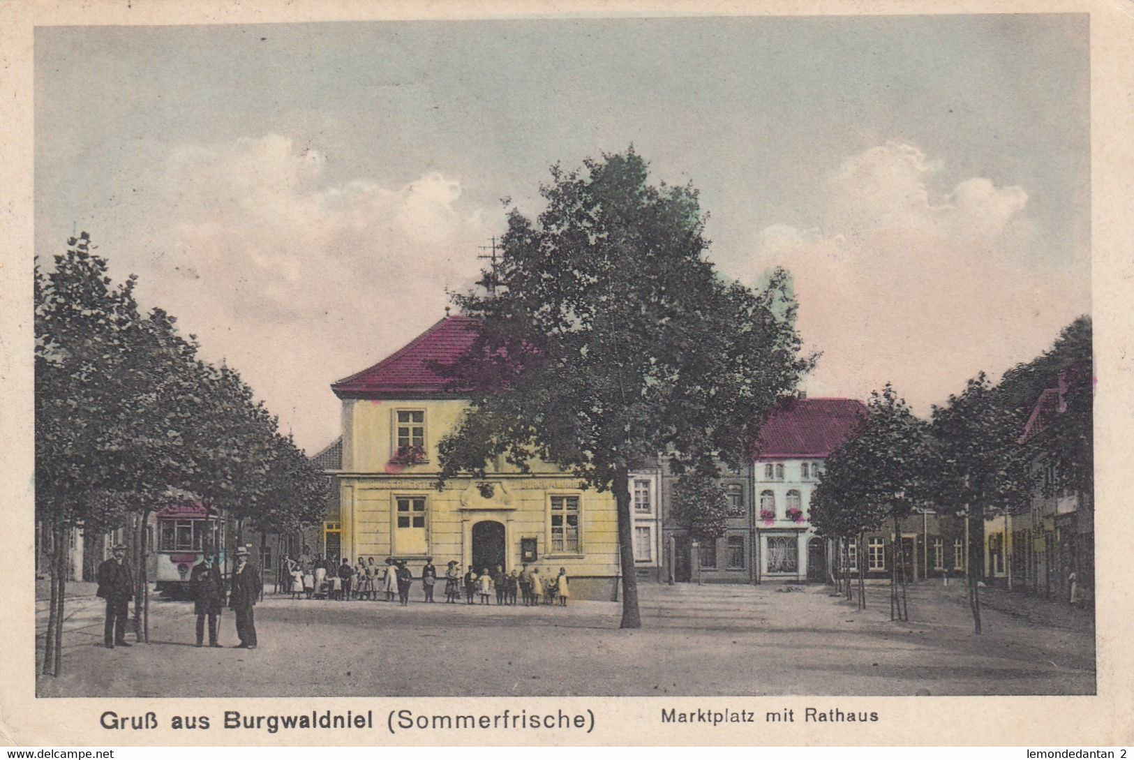 Gruss Aus Burgwaldniel (Sommerfrische) - Marktplatz Mit Rathaus - Schwalmtal