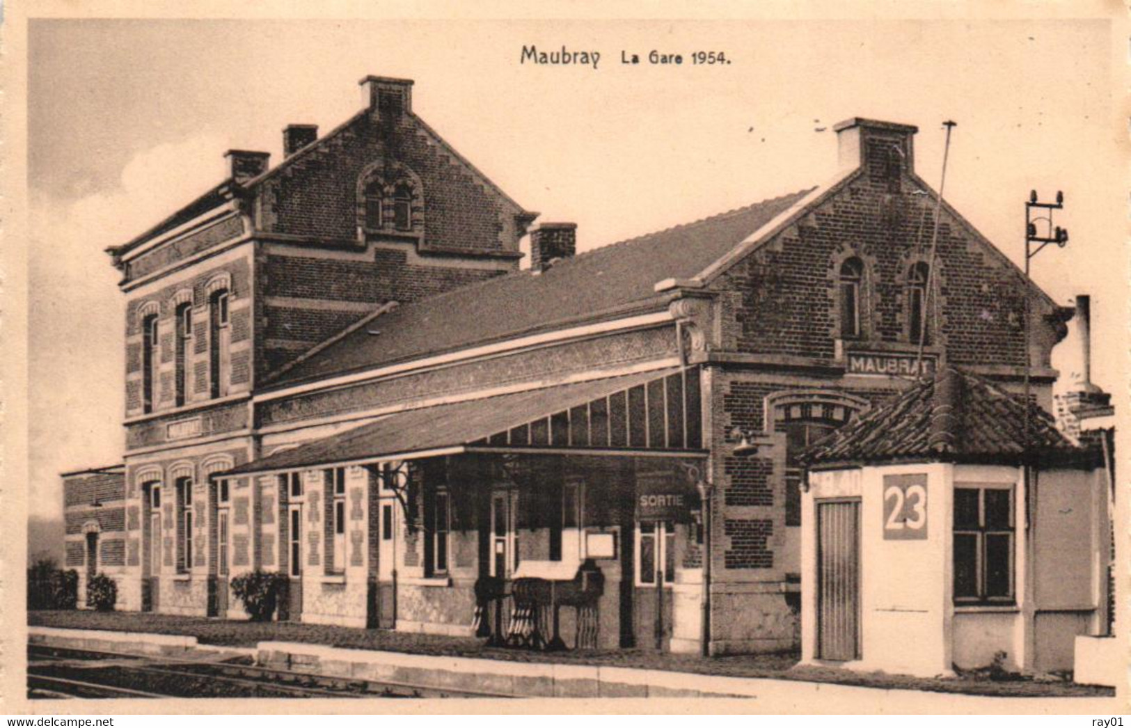 Belgique -  Hainaut - Antoing - Maubray - La Gare 1954. - Antoing