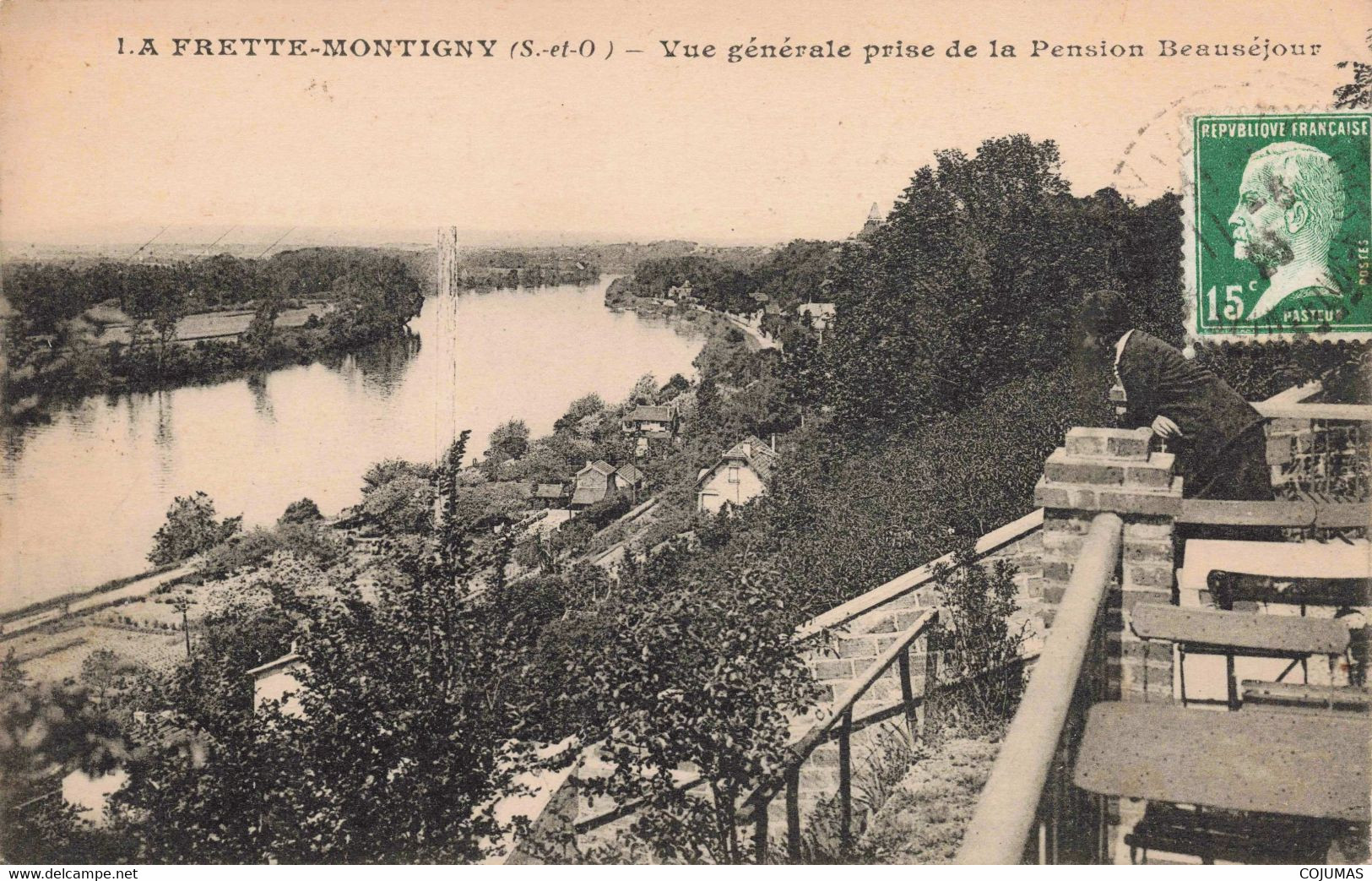 95 - LA FRETTE MONTIGNY - S05531 - Vue Générale Prise De La Pension Beauséjour - L1 - La Frette-sur-Seine