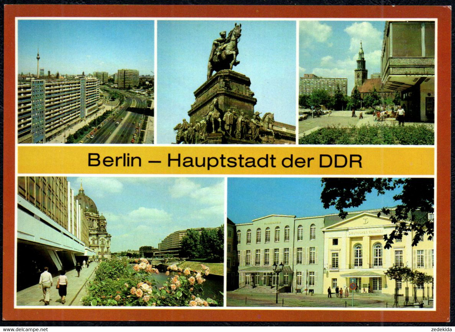 G0871 - TOP Berlin Hauptstadt Der DDR - Bild Und Heimat Reichenbach - Koepenick