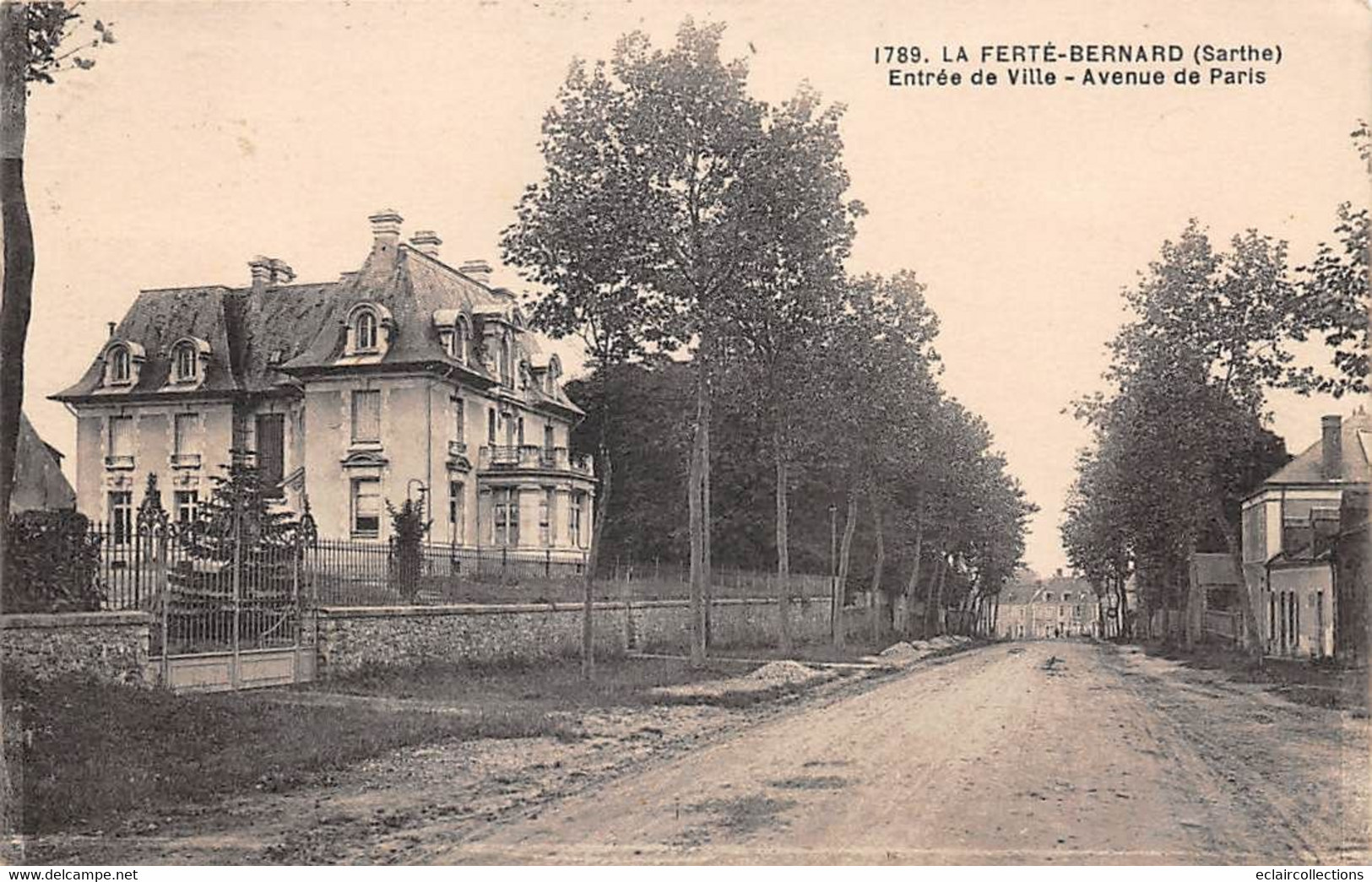 La Ferté Bernard        72         Entrée De La Ville  Avenue De Paris      (voir Scan) - La Ferte Bernard