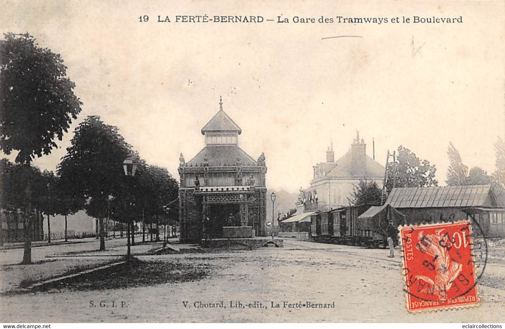 La Ferté Bernard        72       La Gare Des Tramways        (voir Scan) - La Ferte Bernard