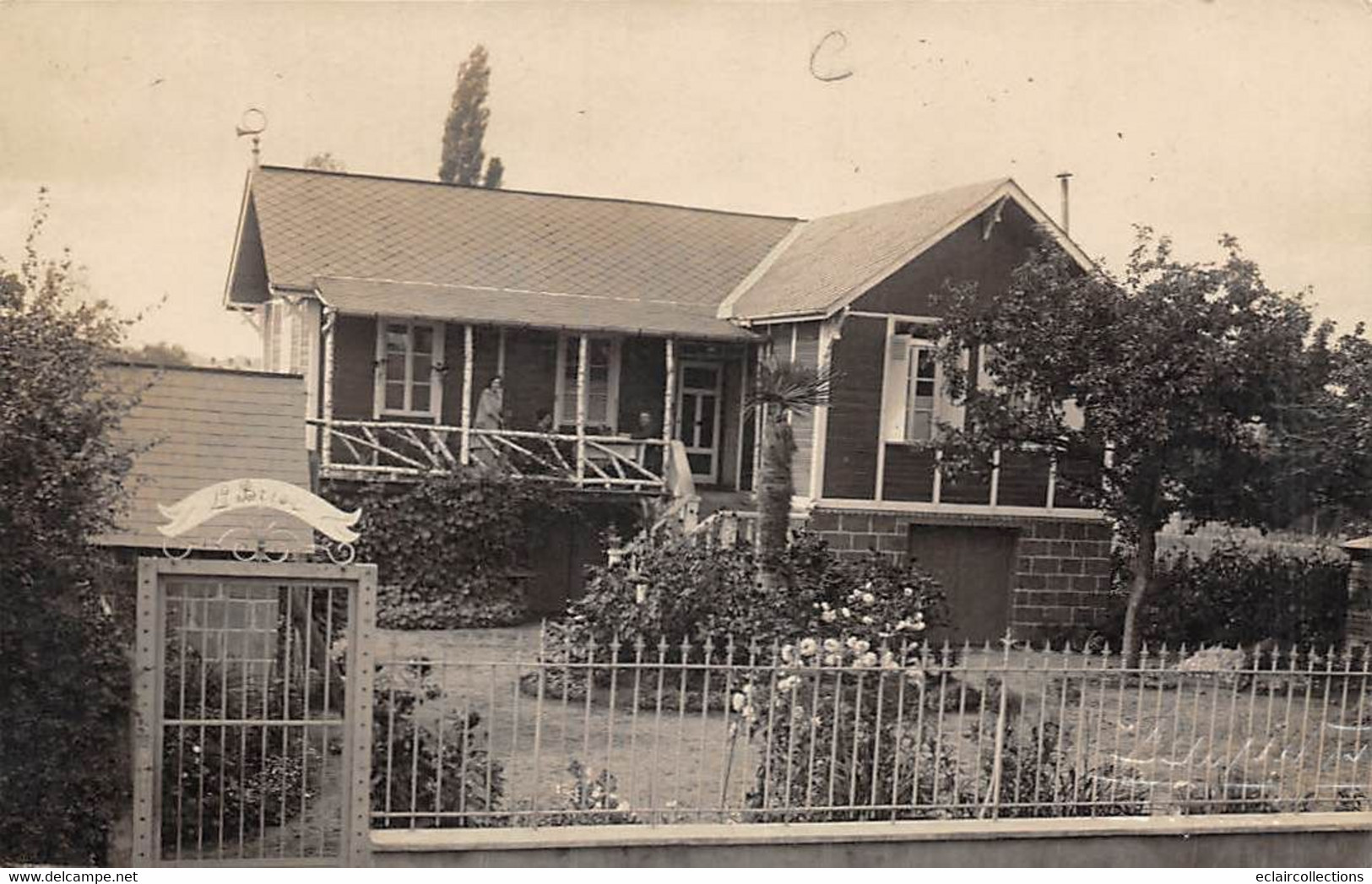 Le Mans          72       Villa La Brise . Carte Photo Rare        (voir Scan) - Le Mans