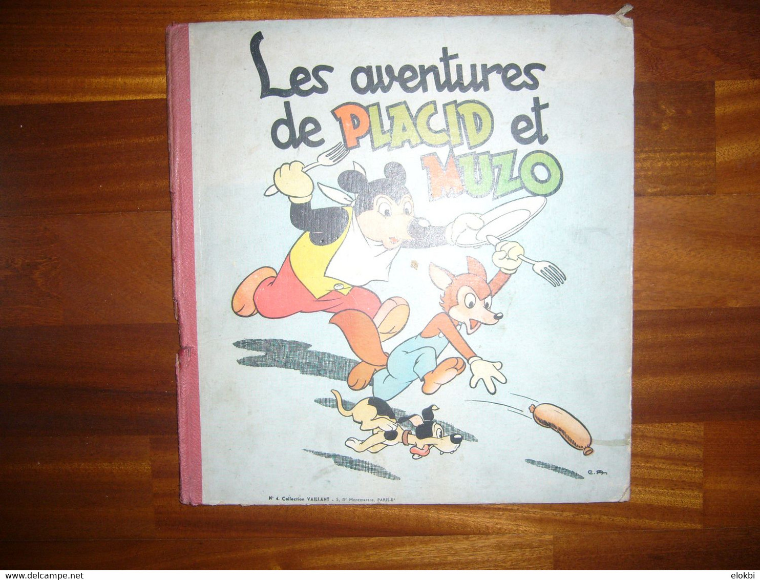 Les aventures de Placid et Muzo - Lot composé par la série des numéros 3 à 11 - Editions Vaillant 1952 - 1962