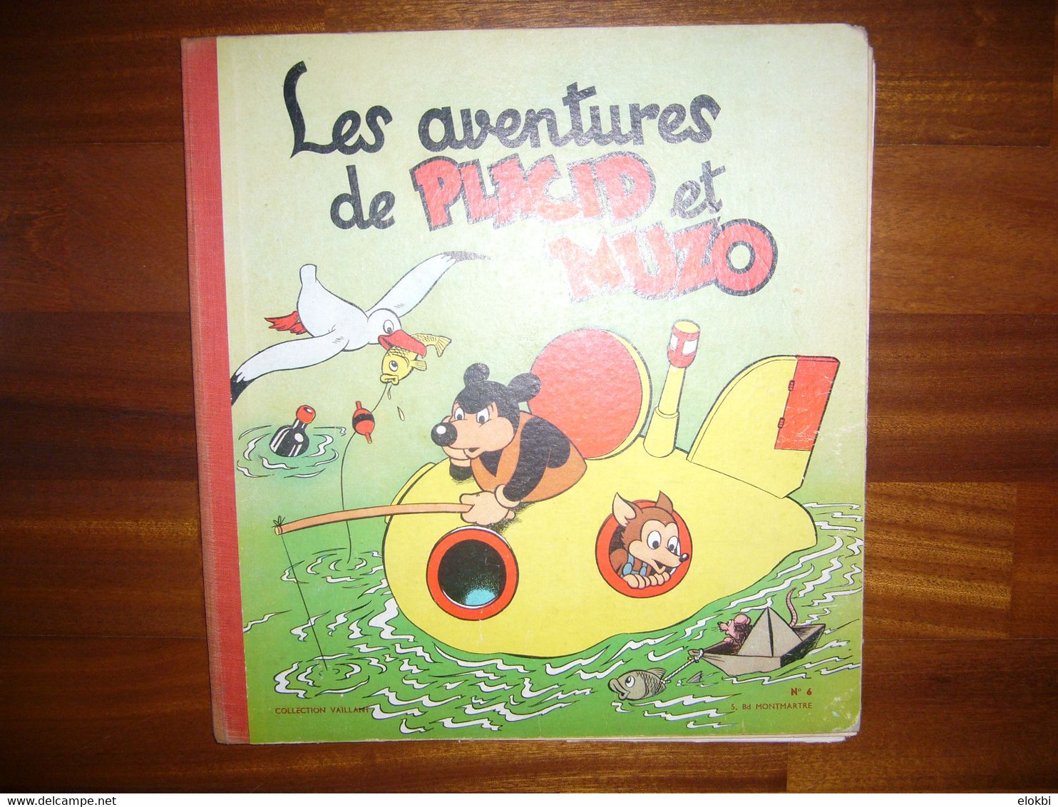 Les aventures de Placid et Muzo - Lot composé par la série des numéros 3 à 11 - Editions Vaillant 1952 - 1962