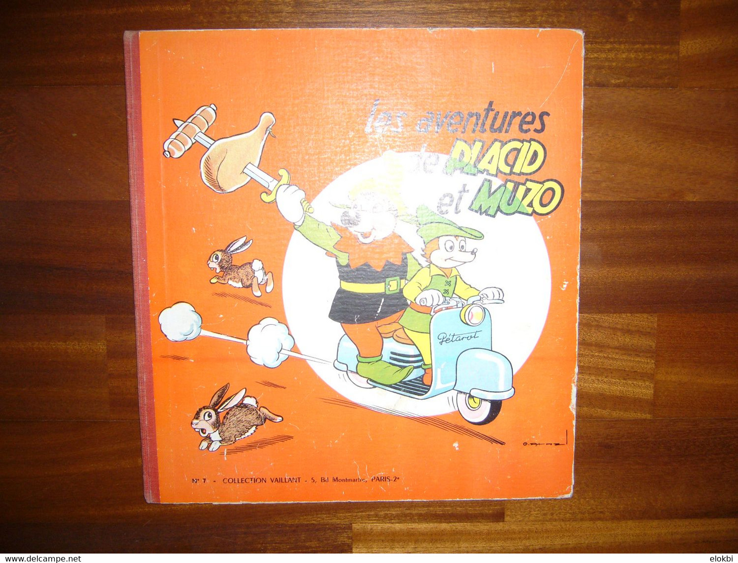 Les aventures de Placid et Muzo - Lot composé par la série des numéros 3 à 11 - Editions Vaillant 1952 - 1962