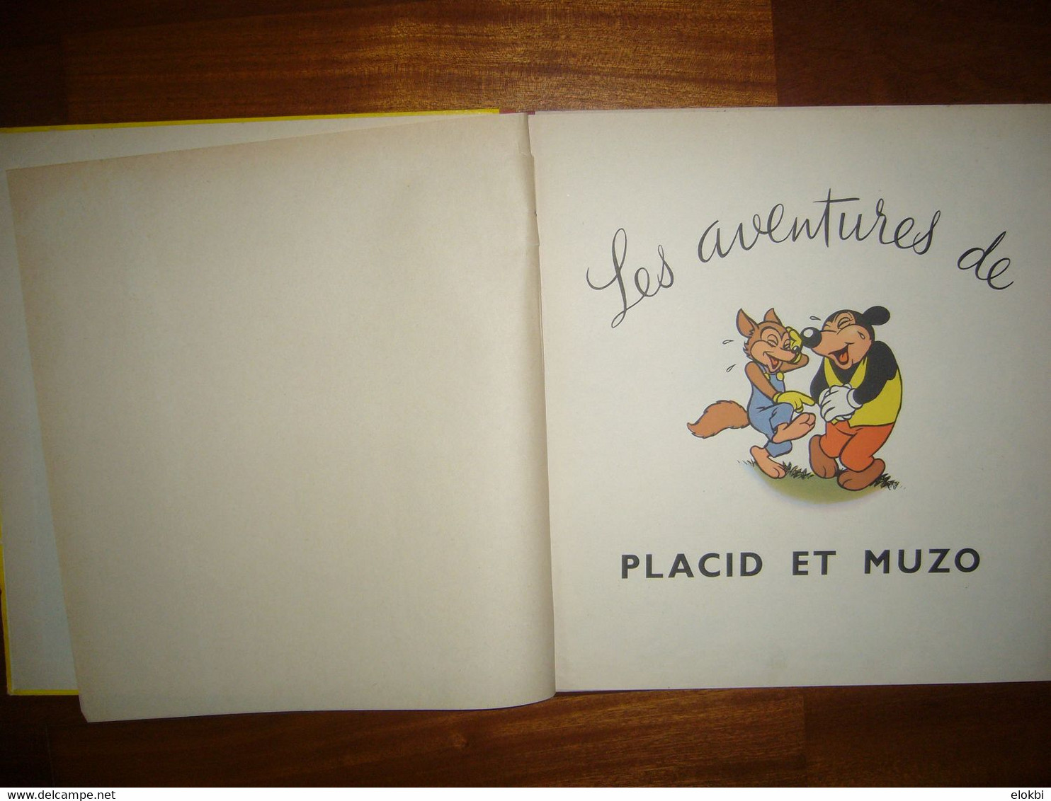 Les aventures de Placid et Muzo - Lot composé par la série des numéros 3 à 11 - Editions Vaillant 1952 - 1962