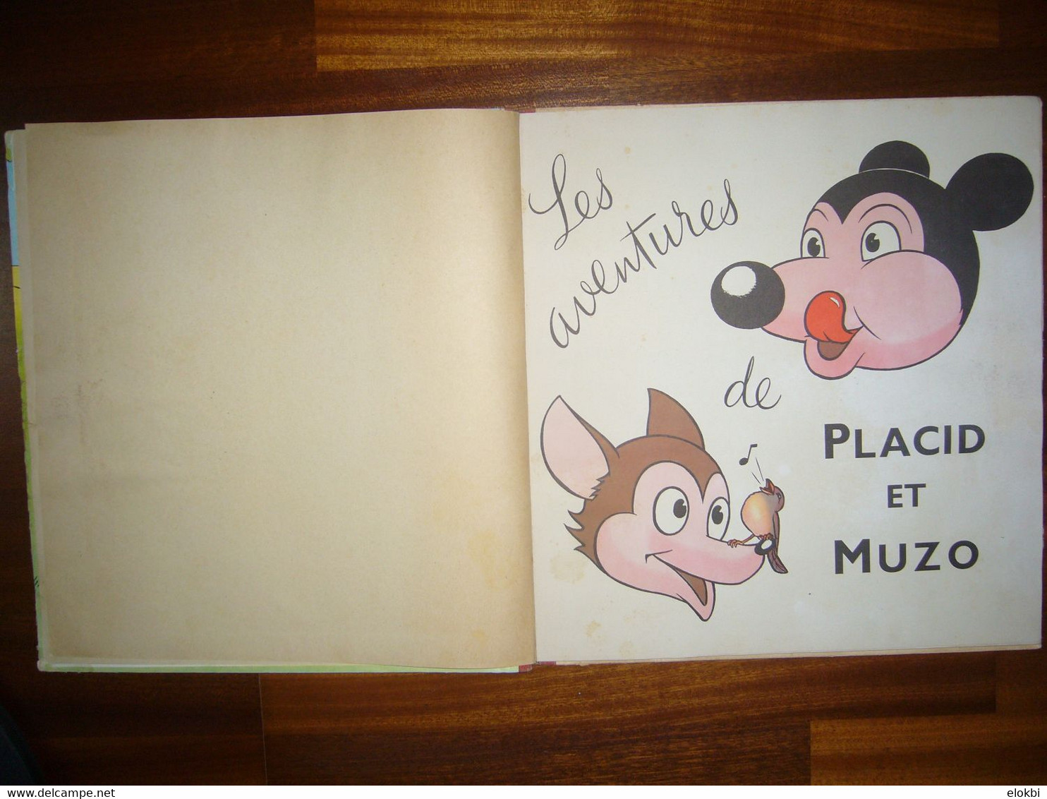 Les aventures de Placid et Muzo - Lot composé par la série des numéros 3 à 11 - Editions Vaillant 1952 - 1962